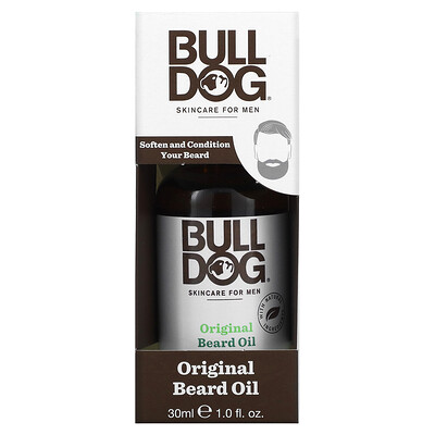Bulldog Skincare For Men Оригинальное масло для бороды, 30 мл