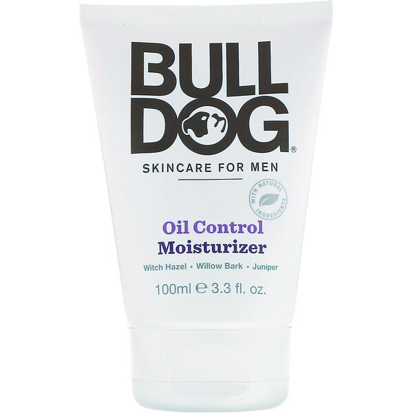 Bulldog Skincare For Men‏, קרם לחות לפנים, שליטה בשומניות העור, 100 מ״ל