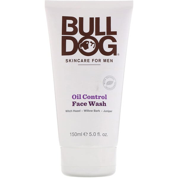 Bulldog Skincare For Men, Oil Control Face Wash, 5 fl oz (150 ml)