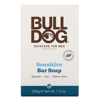 Купить Bulldog Skincare For Men Кусковое мыло, для чувствительной кожи, 200 г (7, 0 унции)