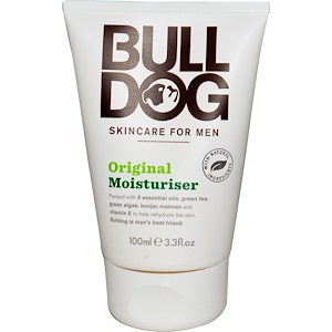 Bulldog Skincare For Men, Увлажняющий крем, оригинальный, 3,3 жидкие унции (100 млl)