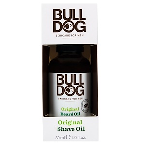 Bulldog Skincare For Men, Original Масло для Бритья, 1,0  жидк.унций (30 мл)