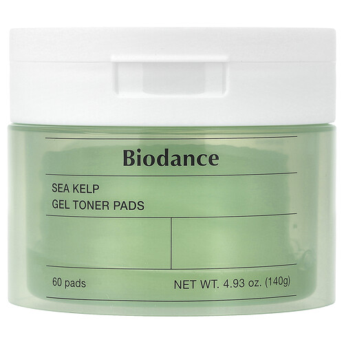 Biodance, Sea Kelp Gel Toner Pads, Gesichtswasser-Pads mit Seetang, 60 Pads