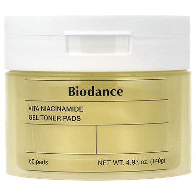 Product Image for Biodance, Vita Niacinamide Gel Toner Pads, 60 Pads