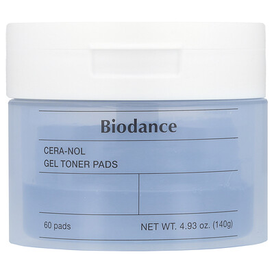 Biodance , Cera-Nol Gel Toner Pads, 60 Pads