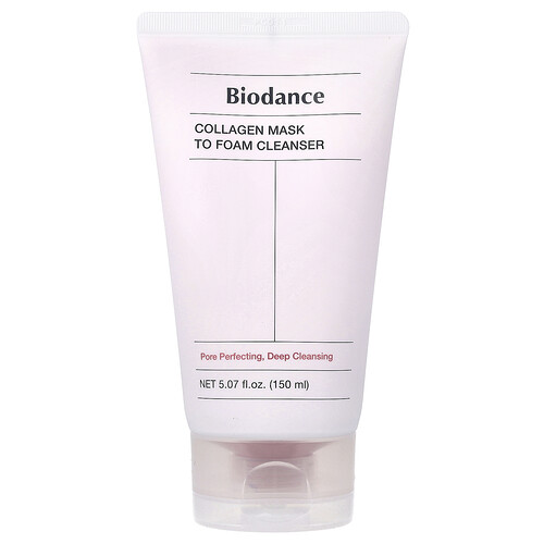 Biodance, Collagen Mask To Foam Cleanser, Kollagen-Maske und Schaumreiniger, 150 ml (5,07 fl. oz.)