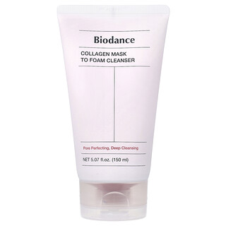 Biodance, Collagen Mask To Foam Cleanser, Kollagen-Maske und Schaumreiniger, 150 ml (5,07 fl. oz.)