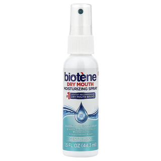Biotene Dental Products, Spray humectante para la boca seca, Menta suave, 44,3 ml (1,5 oz. líq.)