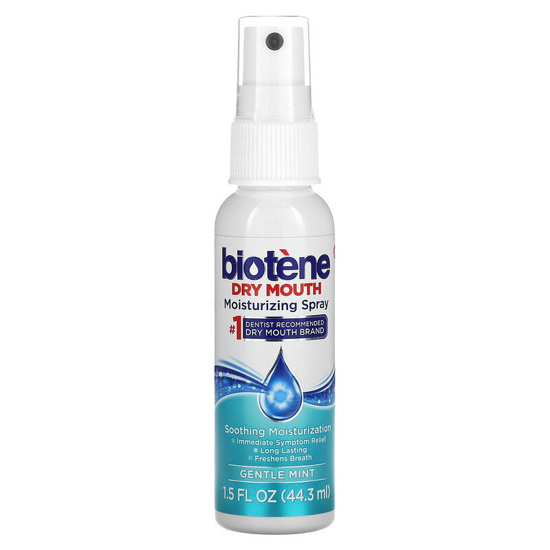 Biotene Dental Products, Dry Mouth Moisturizing Spray, Gentle Mint, 1.5