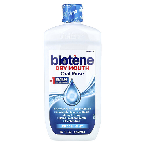 Biotene Dental Products Dry Mouth Oral Rinse, Fresh Mint, 16 fl oz (473 ml)