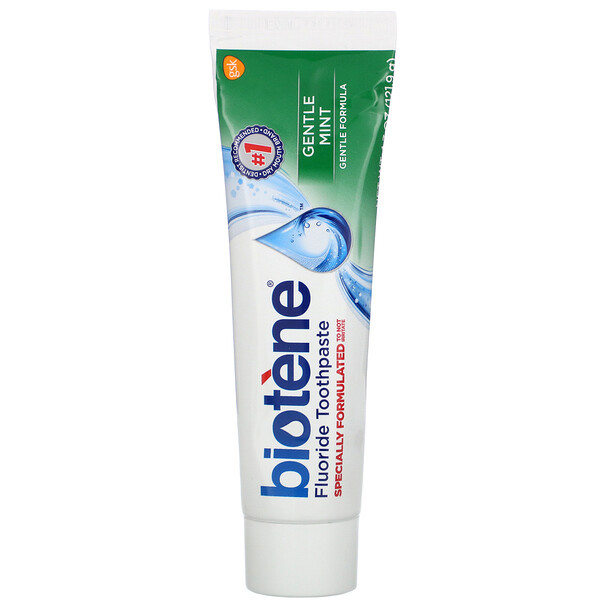 Gentle Formula Fluoride Toothpaste, Gentle Mint, 4.3 oz (121.9 g)