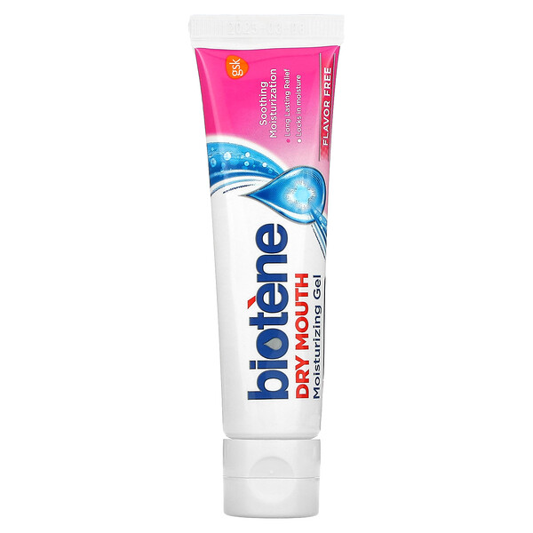 Biotene Dental Products, Dry Mouth Moisturizing Gel, Flavor Free, 1.5