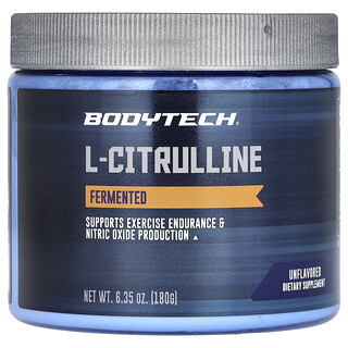 BodyTech, L-シトルリン、発酵、プレーン、180g（6.35オンス）