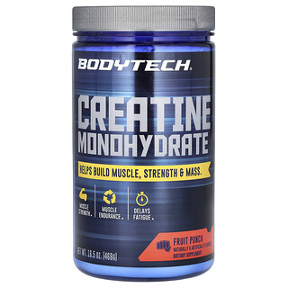 BodyTech, Creatine Monohydrate, Fruit Punch, 5 g, 16.5 oz (468 g)