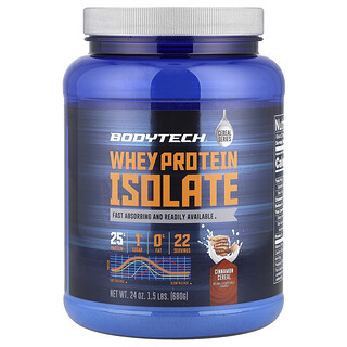 BodyTech, Isolat de protéines de lactosérum, Céréales à la cannelle, 680 g
