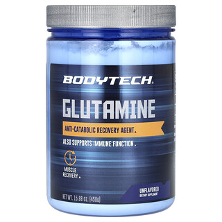 BodyTech, Glutamine, ongeparfumeerd, 450 g