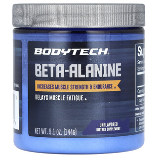 BodyTech, Beta-Alanină, fără arome, 1.600 mg, 5,1 oz (144 g)