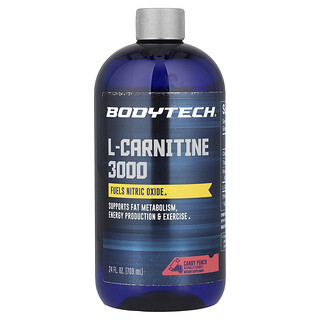 BodyTech, L-Carnitine 3000, Candy Punch, 24 fl oz (709 ml)