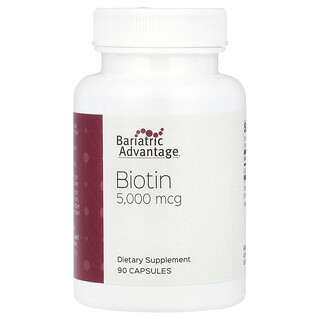 Bariatric Advantage, 生物維生素，5000 微克，90 粒膠囊