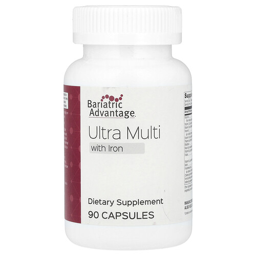 Bariatric Advantage Ultra Multi Formula with Iron - 90 Capsules