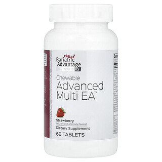 Bariatric Advantage, Žvýkací Advanced Multi EA, jahoda, 60 tablet
