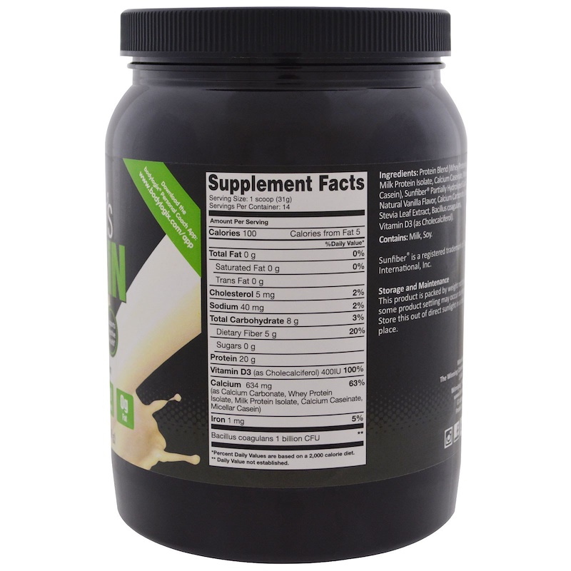 Bodylogix, Women's Protein Powder, Natural Vanilla Bean, 15.8 oz (448 g