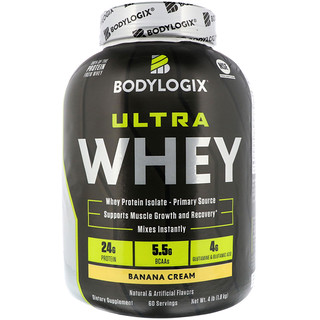 Bodylogix, Ultra Whey, Banana Cream, 4 lb (1.8 kg)