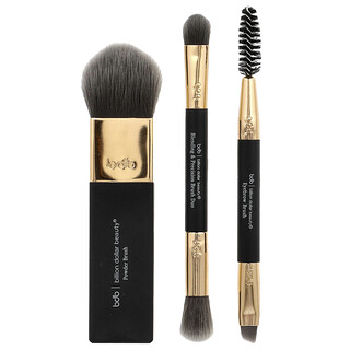 Billion Dollar Beauty, Magnetic Brush Set, 3-Piece Set