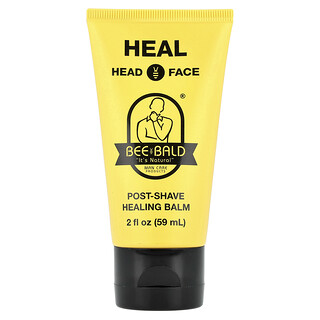 Bee Bald, Heal Head & Face, balsam de vindecare post-barbierit, 2 fl oz (59 ml)