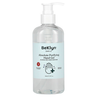 BeKLYN, 充分净化洁手凝胶，无乙醇，10.14 液量盎司（300 毫升）