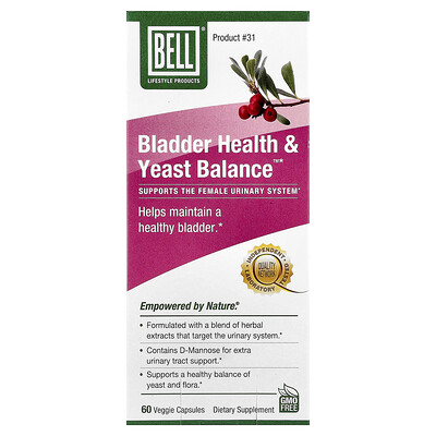 Product Image for Bell Lifestyle, Bladder Health & Yeast Balance , 60 Veggie Capsules