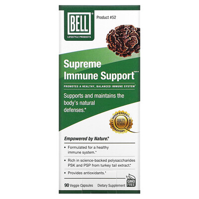 

Bell Lifestyle, Supreme Immune Support , 90 Veggie Capsules