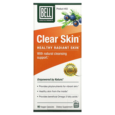 

Bell Lifestyle Clear Skin 90 Veggie Capsules