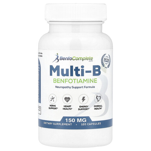 Benfotiamine Inc. Multi-B Benfotiamine Neuropathy Support Formula, 120 Capsules