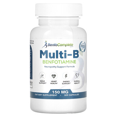 

Benfotiamine Inc. Multi-B Benfotiamine Neuropathy Support Formula 150 mg 120 Capsules