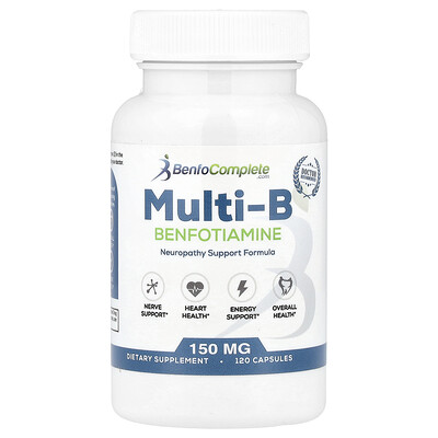 Product Image for Benfotiamine Inc., Multi-B Benfotiamine Neuropathy Support Formula, 120 Capsules