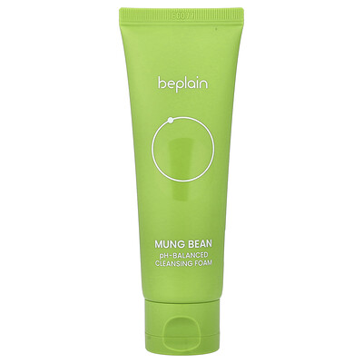 Beplain, Mung Bean, pH-Balanced Cleansing Foam, 2.7 fl oz (80 ml)