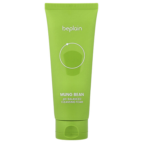 Beplain, Mung Bean, pH-Balanced Cleansing Foam, 5.41 fl oz (160 ml)