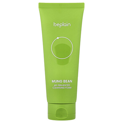 Beplain, Mung Bean, pH-Balanced Cleansing Foam, 5.41 fl oz (160 ml)