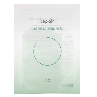 Beplain, Cicaful Calming Mask, 10 Sheet Masks, 0.95 oz (27 g) Each