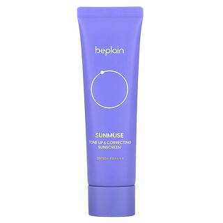بي بلين‏, Sunmuse ، واقي شمسي Tone Up & Correcting ، بعامل حماية من الشمس 50+ ، PA ++++ ، 1.69 أونصة سائلة (50 مل)