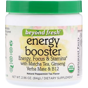 Отзывы о Beyond Fresh, Energy Booster, Energy, Focus & Stamina, Natural Peppermint Tea Flavor, 2.96 oz (84 g)