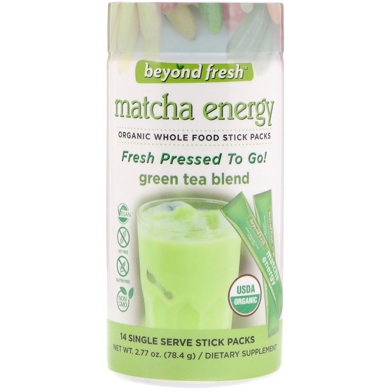 Beyond Fresh, Matcha Energy, Green Tea Blend, 14 Single Serve Stick