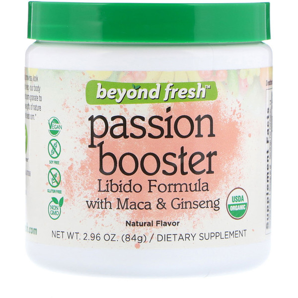 Beyond Fresh Passion Booster Libido Formula With Maca Ginseng Natural Flavor 2 96 Oz 84 G Iherb