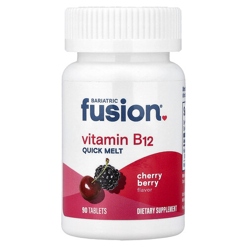 Bariatric Fusion Vitamin B12 Quick Melt, Cherry Berry, 90 Tablets