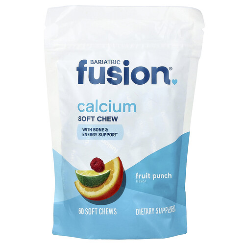 Bariatric Fusion Calcium Soft Chew, Fruit Punch, 60 Soft Chews