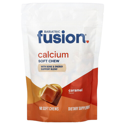 Bariatric Fusion Calcium Soft Chew, Caramel, 60 Soft Chews