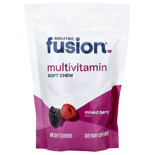 Bariatric Fusion, 多維生素軟咀嚼片，什錦漿果味，60 粒