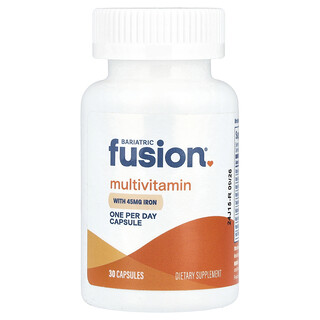 Bariatric Fusion, 含鐵多維生素，30 粒膠囊