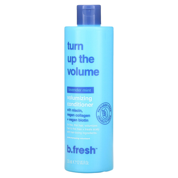 b.fresh‏, Turn Up The Volume, Volumizing Conditioner, Lavender Mint, 12 fl oz (355 ml)
